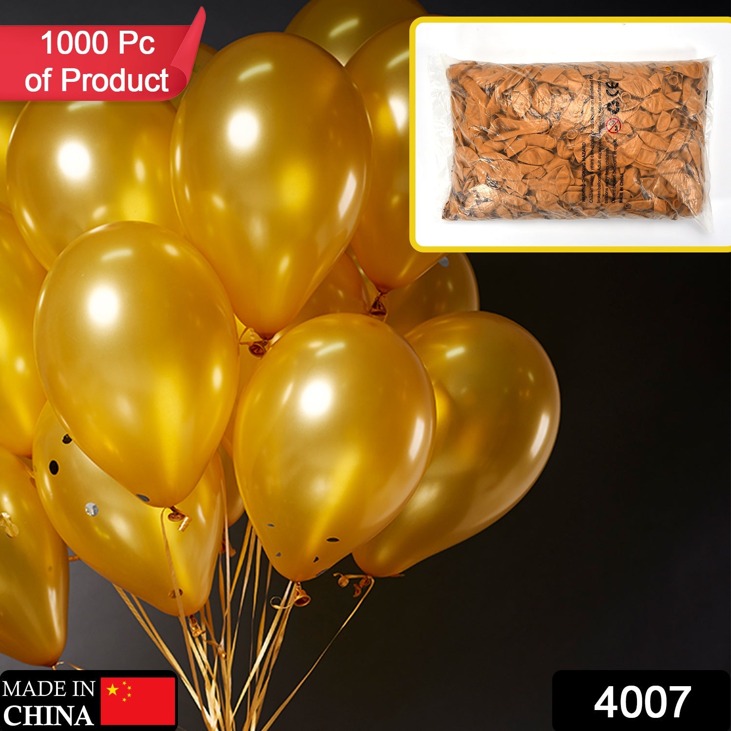 4007 Decoration Party Balloon for Birthday, Festival, Celebration - 1000 pcs (Multicolor) DeoDap 4007 Decoration Party Balloon for Birthday, Festival, Celebration - 1000 pcs (Multicolor) DeoDap